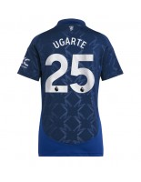 Manchester United Manuel Ugarte #25 Bortedrakt Dame 2024-25 Korte ermer